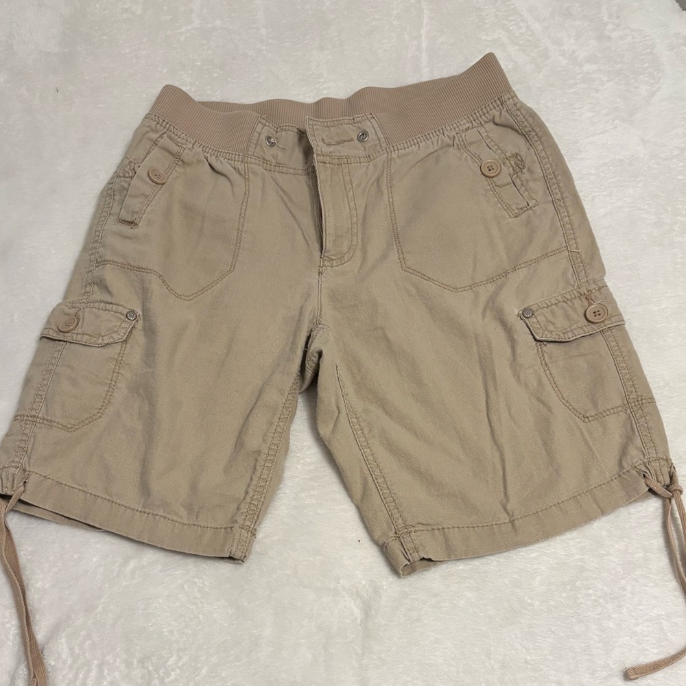 Tan Cargo Shorts